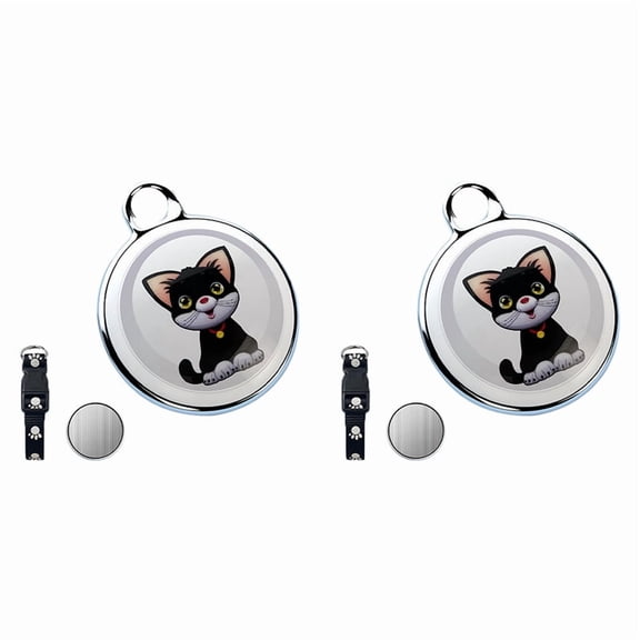 2X Dog Tracker Pet Tracker-Dog Tracking Collar IP65 Works with Any Collar (Android & IOS Universal) Cat Version