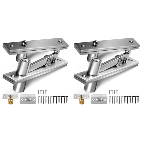 NEW 2X Door Pivot Hinges Heavy Duty for Max 200 Lb Wood Doors ,Pivot Hidden Bookcase,Secret