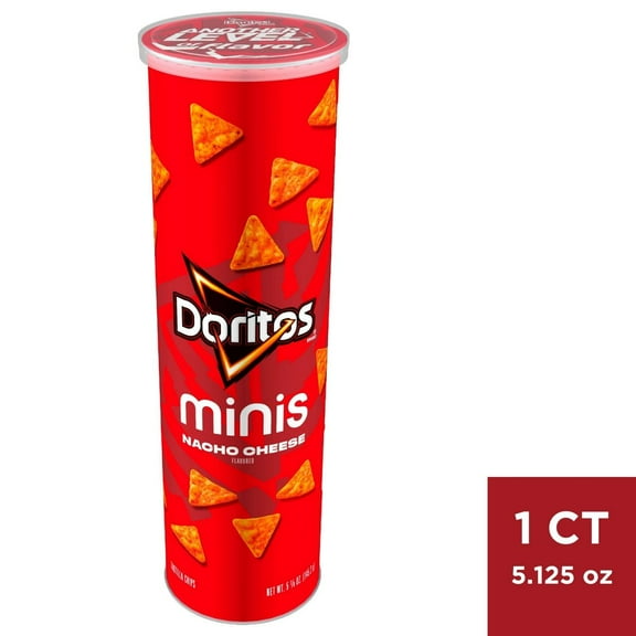 2x-Doritos Minis Nacho Cheese Tortilla Chips - 5.12oz