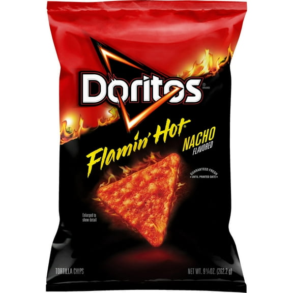 2X-Doritos Flamin' Hot Nacho Flavored Tortilla Chips - 9.25 oz
