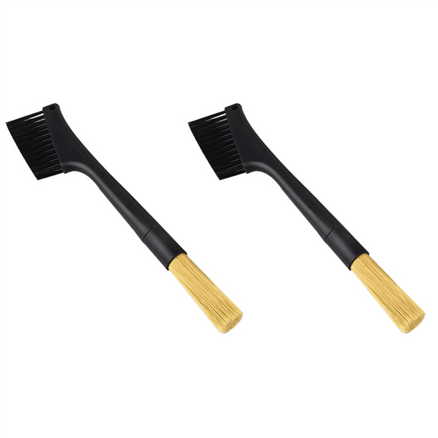 2X Double Head Coffee Brush Espresso Coffee Grinder Machine Clean Brush