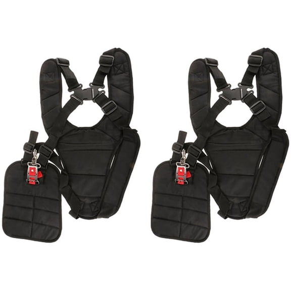 2X Double Trimmer Shoulder Harness Strap Belt Lawn Mower Grass String for Brush Cutter & Trimmer
