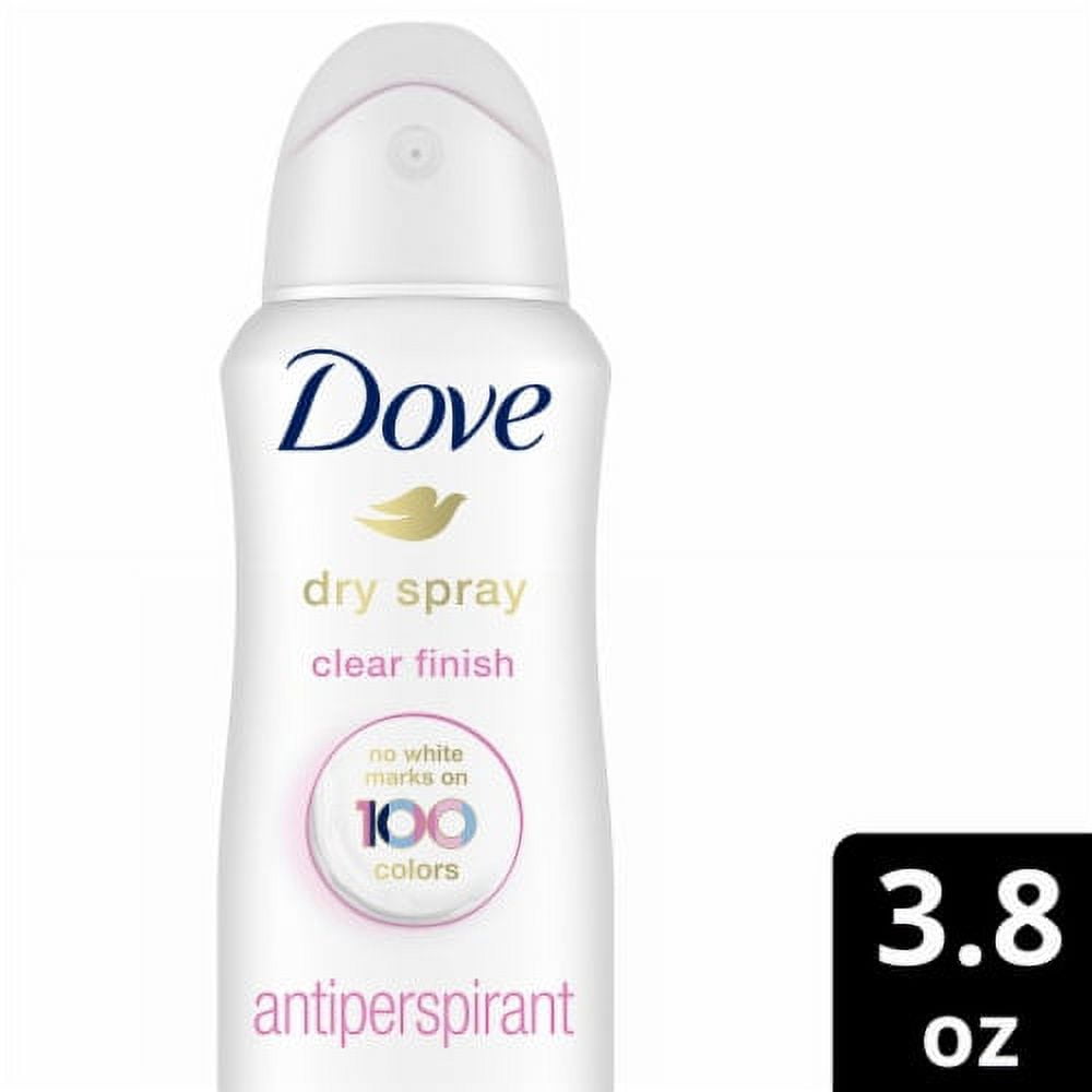 2X - Dove Advanced Care Invisible Women's Antiperspirant Deodorant Dry Spray Clear Finish