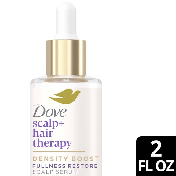 2X - Dove Beauty Density Boost Scalp Repairing Hair Serum - 2oz