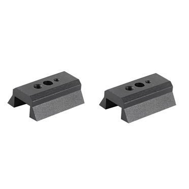 BKL Tri-Mount Dovetail Riser Mount - 3/8" Or 11mm, 1" Long, Black (BKL-167-MB)