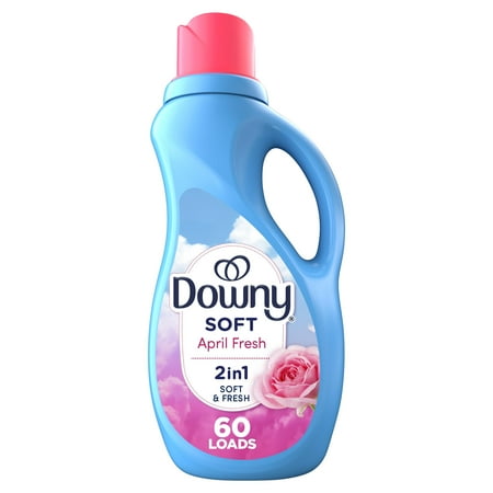 2X - Downy Ultra Laundry Liquid Fabric Softener, April Fresh, 44 Fl Oz, 60 Loads