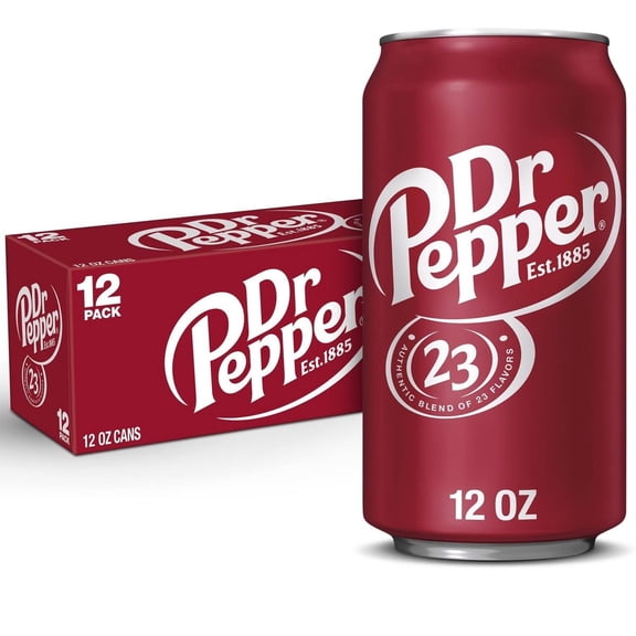 2X - Dr Pepper Soda - 12pk/12 fl oz Cans