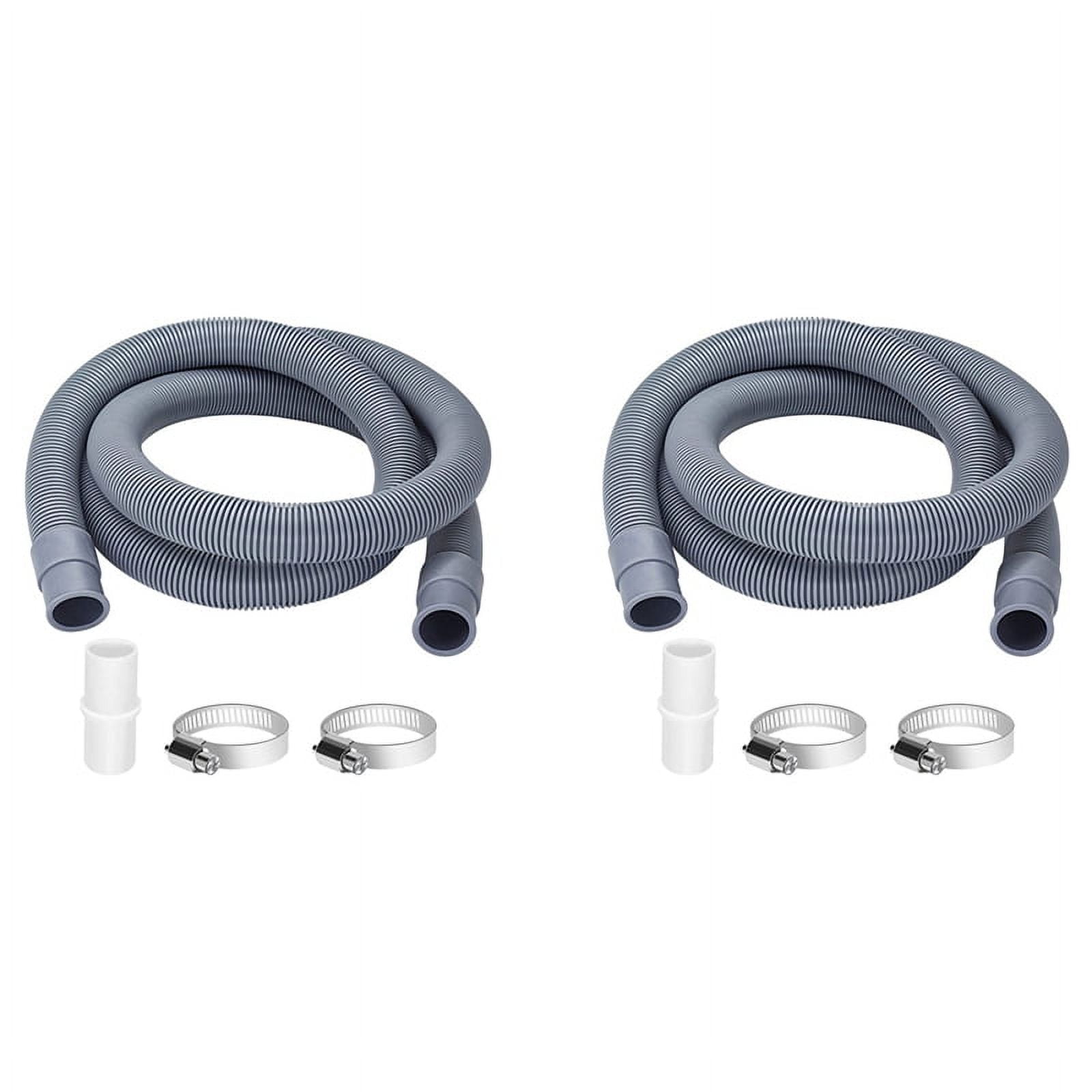 2X Drain Hose Extension for Washing Machines,2M Drain Hose Universal Washing Machine Hose