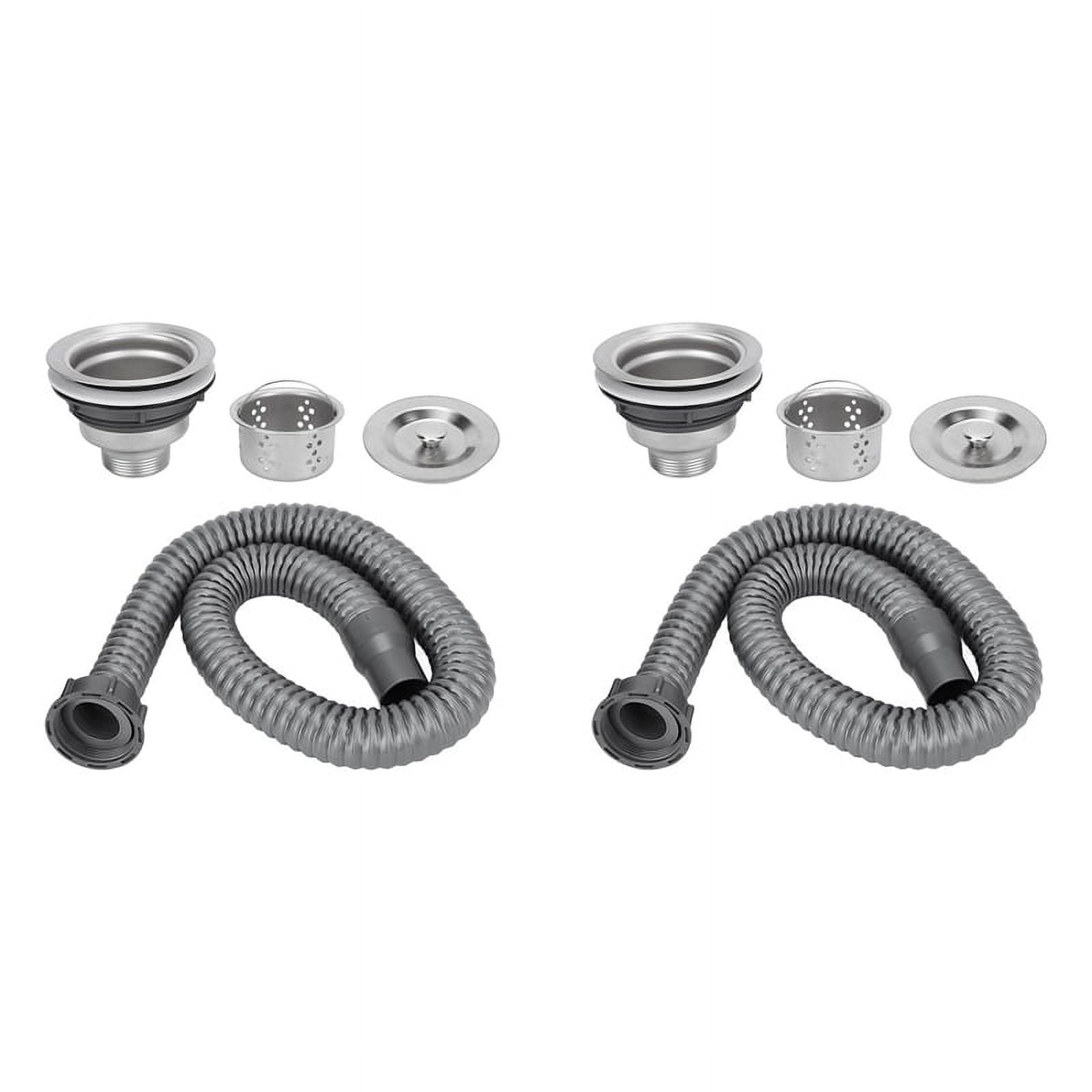 2X Drain Plug Stainless Steel Sink Plug, Hair Salon Shampoo Basin Drain ...