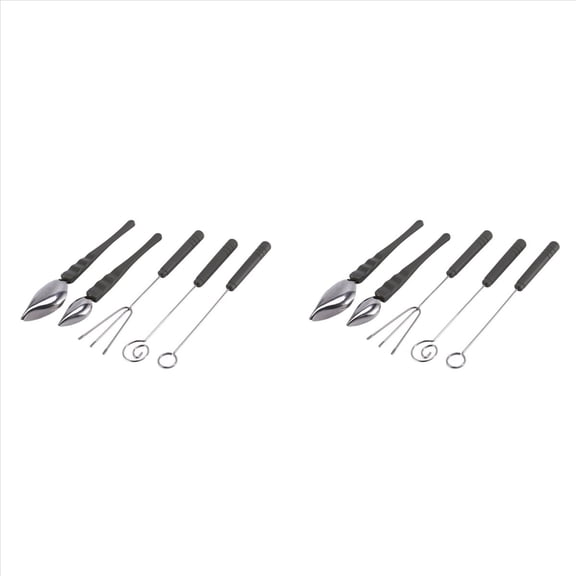 New Arrivals 2X Drawing Decorating Spoon Set,Candy Dipping Tools Chocolate Fork Spoons Set Chef Art