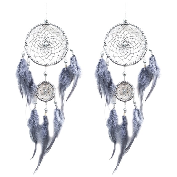 2X Dream Catcher - Handmade Traditional  Wall Hanging Home Decor Ornament Craft Valentine'S Day Gifts for Friends