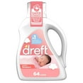 2X Dreft Stage 1 Newborn HE Compatible Hypoallergenic Baby Liquid