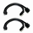 thumbnail image 1 of 2X Dual 6Pin to Mini 12Pin GPU Video Card Power Cable for RTX30 Series 3070 3080 3090, 7.8-Inch(20cm), 1 of 6