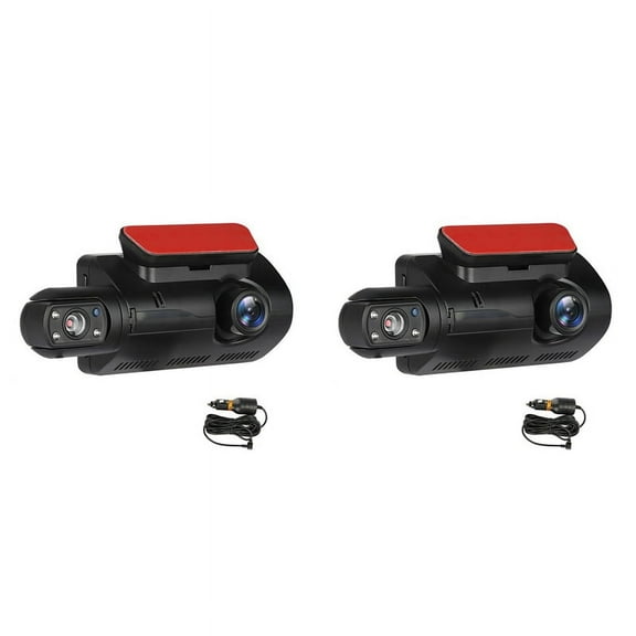 2X Dual Dash Cam Front and Inside 1440P+1080P Car Black Box Dash Camera 3 Inch IPS Camera Recorder Night Vision