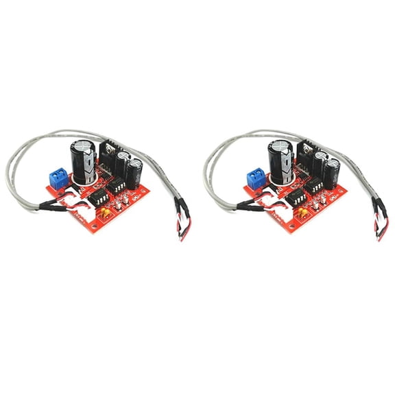 2X Dual NE5532 Preamp Audio Amplifier Board Stereo Machine Pre-Amplifier 8/16/35MMfor Projector