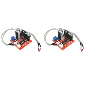 2X Dual NE5532 Preamp Audio Amplifier Board Stereo Movie Machine Pre-Amplifier 8/16/35MMfor Old Movie Film Projector,2 x Amplifier Board,Red