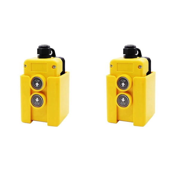 2X Dump Trailer Remote Control Switch 12V DC Up Down Hydraulic Pump Power Acting Lift Unloading Truck