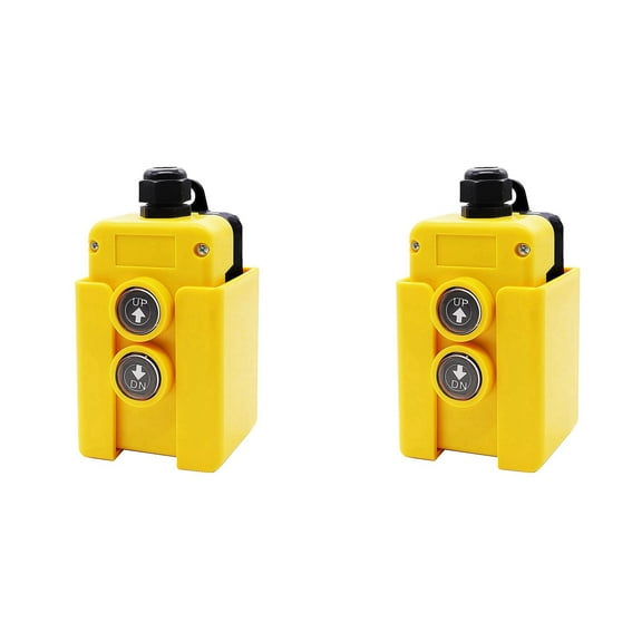 2X Dump Trailer Remote Control Switch 12V DC Up Down Hydraulic Pump Power Acting Lift Unloading Truck