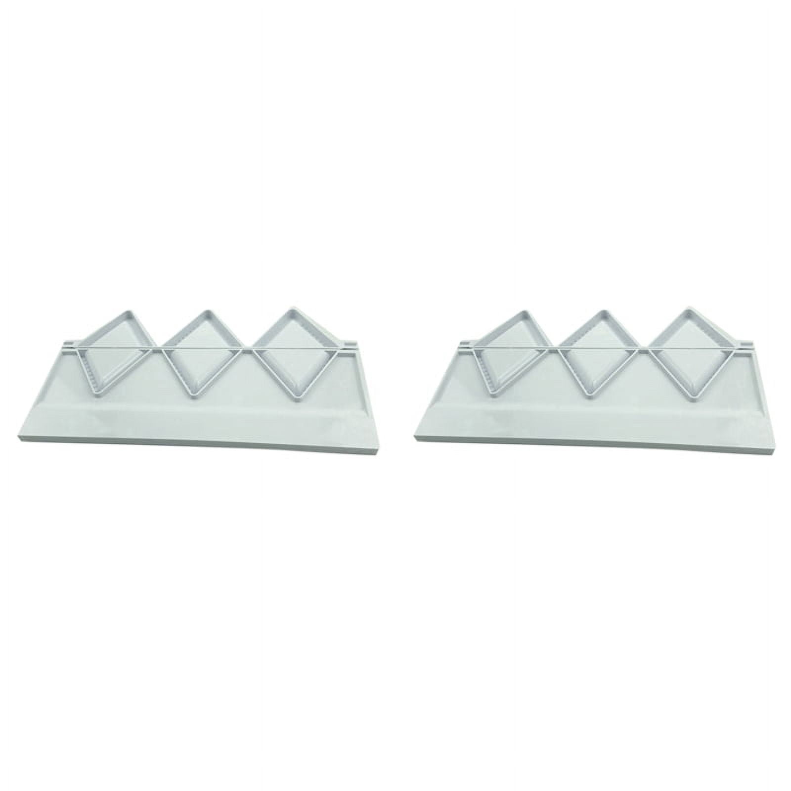 Triangular Dumpling 2X Dumplings Maker 3 Triangle Mould for Pierogies Press Samosa Ravioli ...