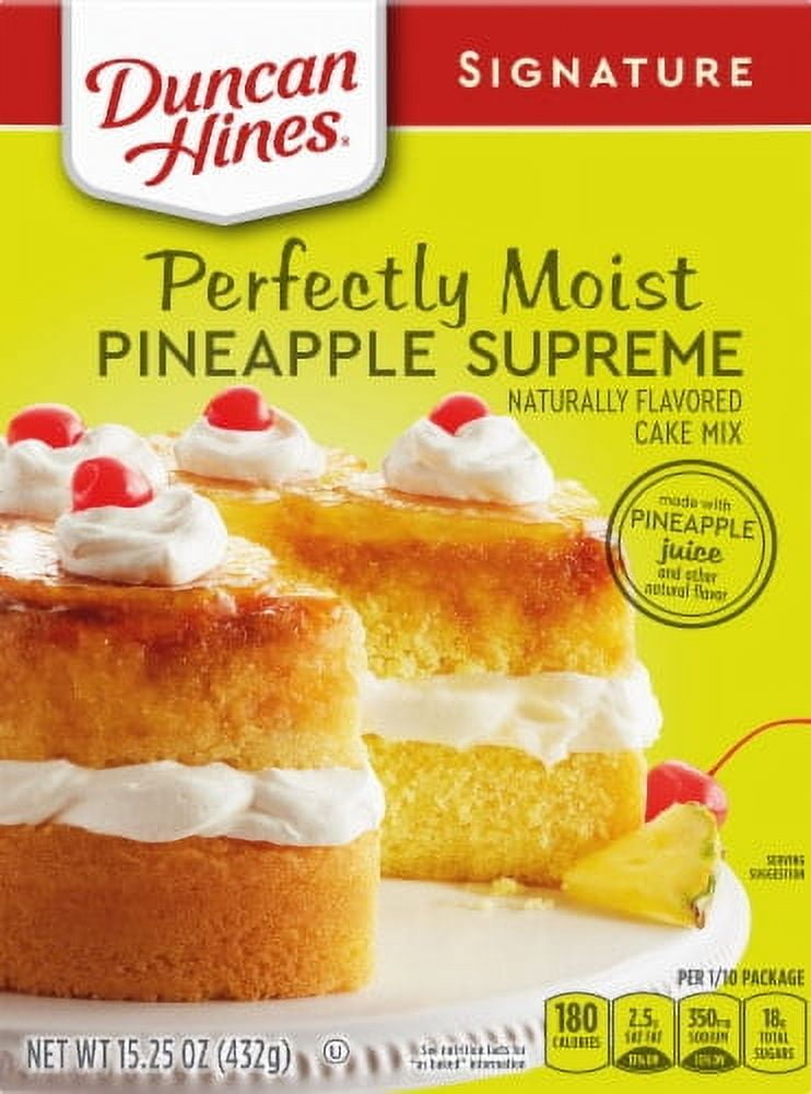 2X - Duncan Hines Signature Pineapple Supreme Cake Mix
