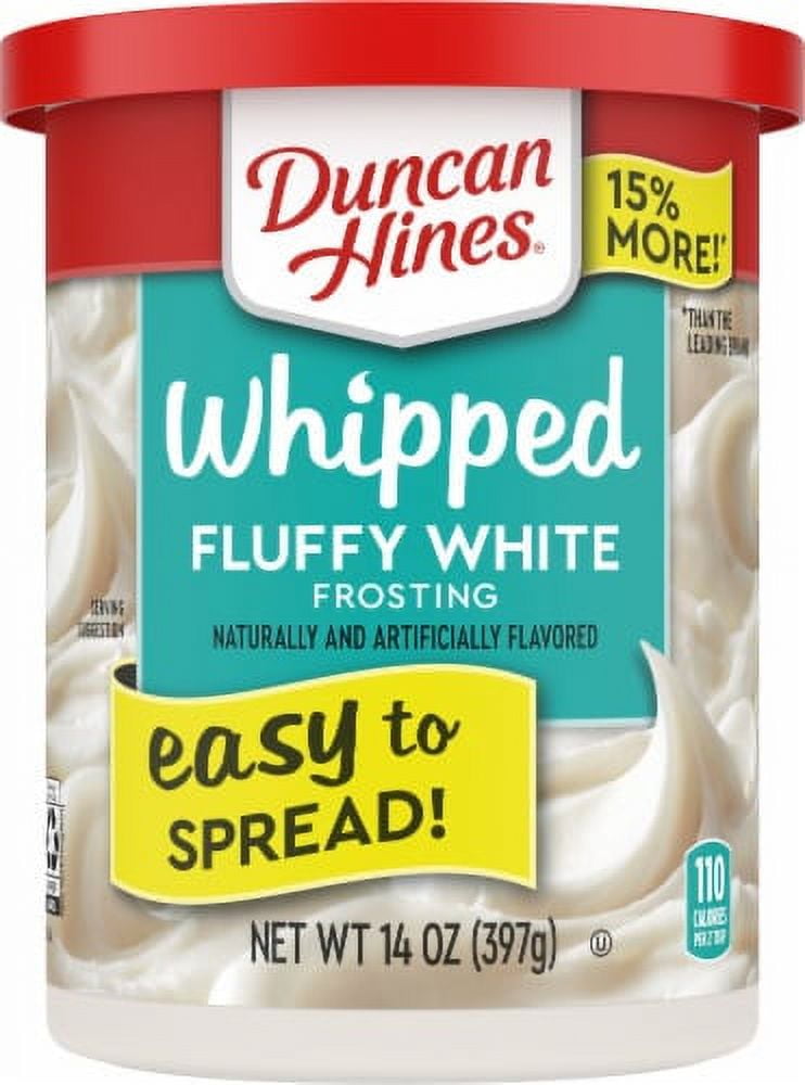 2X - Duncan Hines Whipped Fluffy White Frosting
