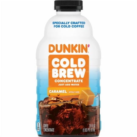 2X-Dunkin' Caramel Cold Brew Coffee Concentrate - 31 fl oz