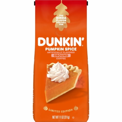 2X-Dunkin' Donuts Pumpkin Spice Ground Coffee - 11 oz