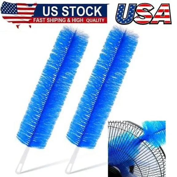 2X Duster Bendable Fan Duster Plastic Dust Cleaner Microfiber Head Ceiling Brush