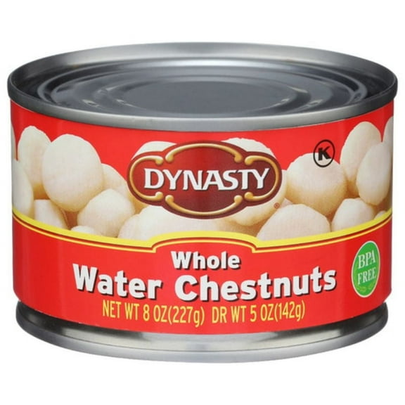 2X Dynasty Whole Water Chestnuts 8 oz (PACK OF 2)
