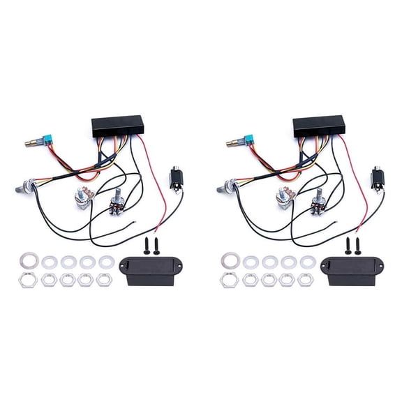 2X EQ-B21T Electric Guitar Bass Active Pickup Electric Guitar Bass Line Instrument Accessories