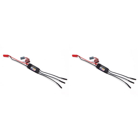 2X ESC Motor Speed Controller Brushless ESC for RC Airplane with UBEC 10A