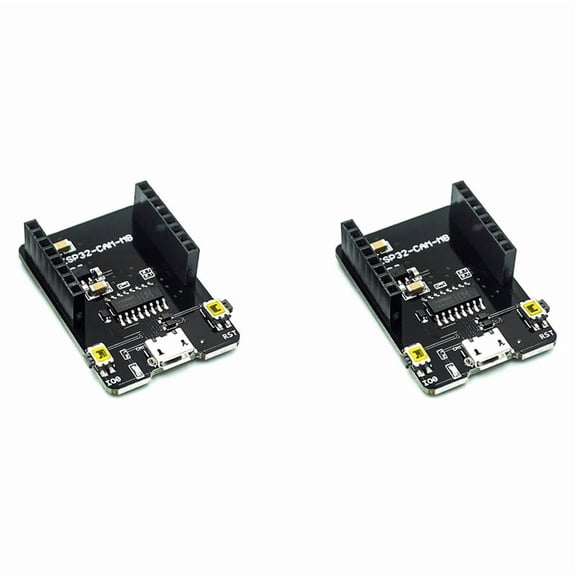 2X ESP32-CAM Development Board ESP32-CAM Base Plate Ideal for IoT Projects,2 x ESP32-CAM Base Plate,Black