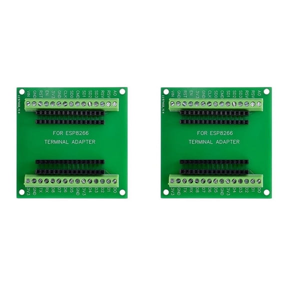 2X ESP8266 Breakout Board ESP8266 Expansion Board GPIO 1 Into 2 for 38 Pins ESP8266 ESP-12E NodeMCU Development Board