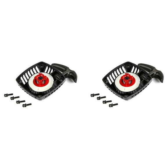 2X Easy Pull Set 23/26/29/30.5CC Engine for 1/5 ROVAN KM BAJA 5IVE T RC CAR PARTS,Red