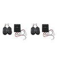2X Ebike Alarm System Dual Remote Control 36V 48V 60V 72V for Electric