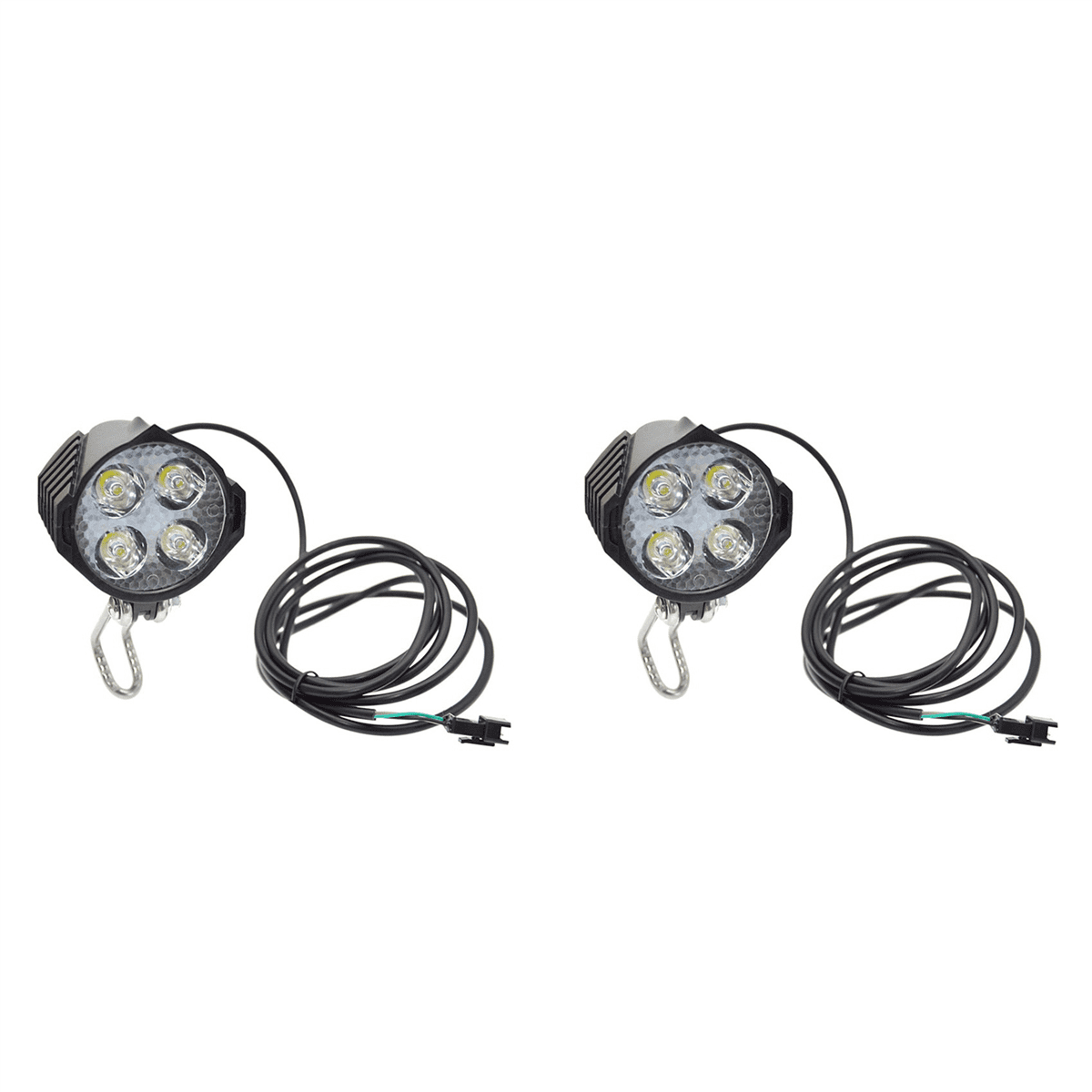 2X Ebike E-Bike 36V-48V Electric Bicycle Light with Horn Waterproof ...