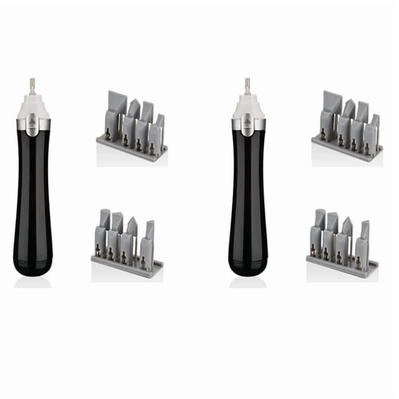 2X Electric Reciprocating Sander, with 8pcs Sanding Head for Hobbies,Art,Miniature,Figure Polishing,Sanding