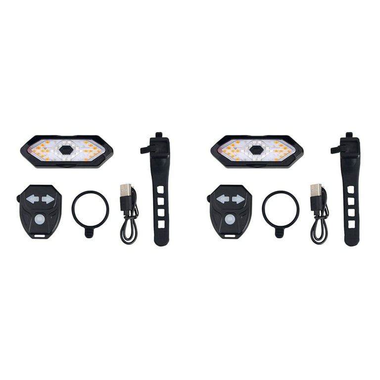 2X Electric Scooter Turn Signal, Remote Control Bike Blinker/Tail