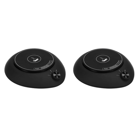 2X Electric Wine Decanter Quick Sobering Automatic Wine Decanter Aerator Pourer for Bar Party Kitchen Black,2 x decanter 2 x USB cable,Black