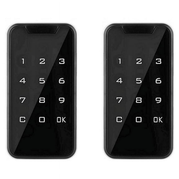 2X Electronic Smart Digital Electronic Door Lock Fingerprint Password Keyless Keypad