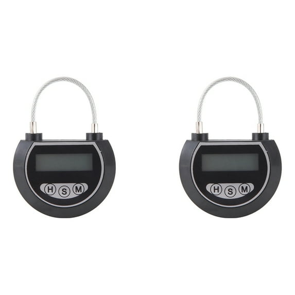 2X Electronic Time Lock Lock Container Multi Function Time Lock Bin for ...
