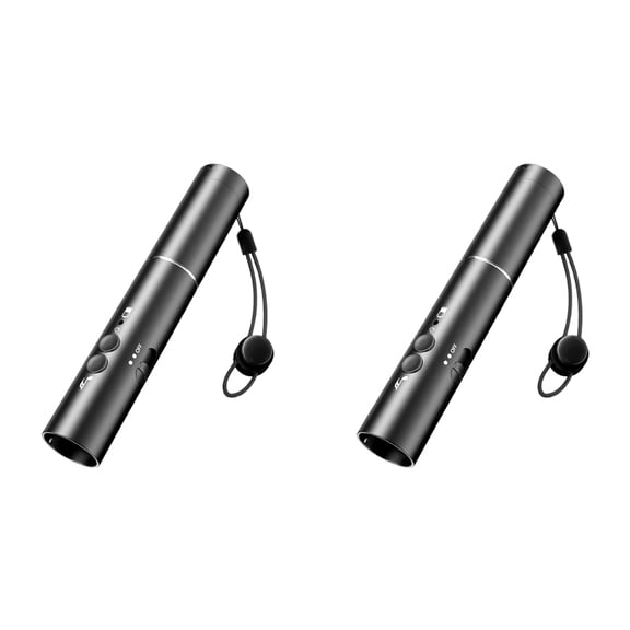 2X Electronic Whistle with USB Charging ,Sports Whistle Handheld Flashlight for Football Soccer Lifeguard Classroom