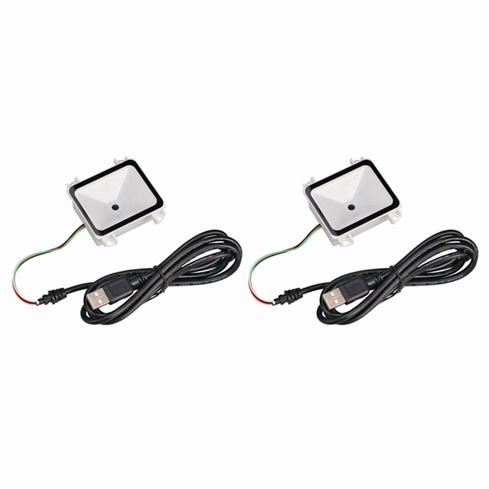 2X Embedded 2D Barcode Scanner USB QR Barcode Reader RS232 TTL Interface Kiosk Small Fixed Installation Barcode Printer