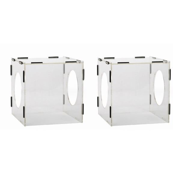 2X Enclosed Grinding Dust Box Cover Polishing Dust Hood Dustproof Transparent Dust Hood Square