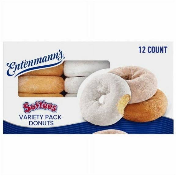 2X - Entenmann's Soft'ees Variety Pack Plain Donuts