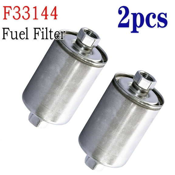 2X F33144 Fuel Inline Gas Filter For Ford/Chevrolet/Chevy Truck Vintage