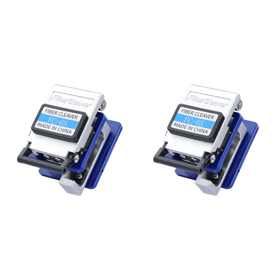 2X FC-6S FTTH Optical Fiber Cleaver Metal High Precision Cold Connection Cutter Tool