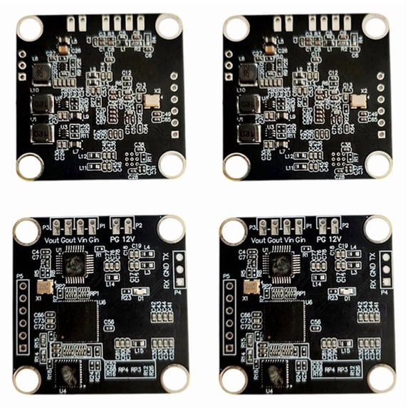 2X FPV TX RX Encryption Decryption Module UAV Full-Band Scrambling and Descrambling Module 1 to 1 Secure Communication,2 x TX Encryption Module 2 x RX Decryption Module,Black