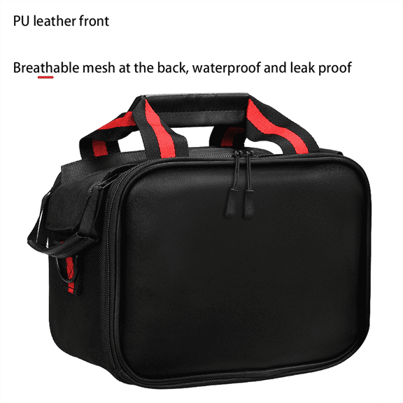 2X FTTH Optical Fiber Tool Kit Bag for VFL Power Meter ,Optical Power Meter, Red Light Pen, Cutter Set, Storage Bag,2 x Fiber Optic bag,black