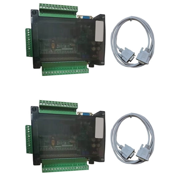 2X FX3U 24MR 6AD RS485 (Real Time Clock) 14 Input 10 Relay Output 6 Analog Input 2 Analog Output Plc Controller